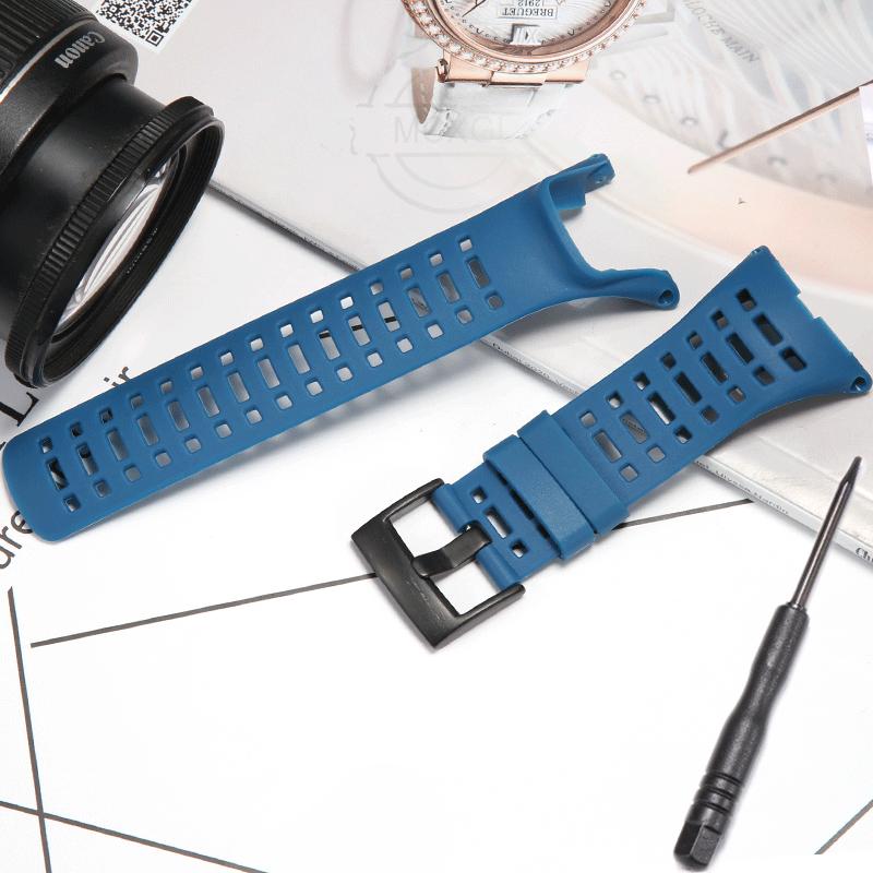 Rubber Watch Band For Suunto Ambit 3 Peak Ambit 2 2R Men's Silicone Waterproof Strap Bracelet Replacement Watch Accessories