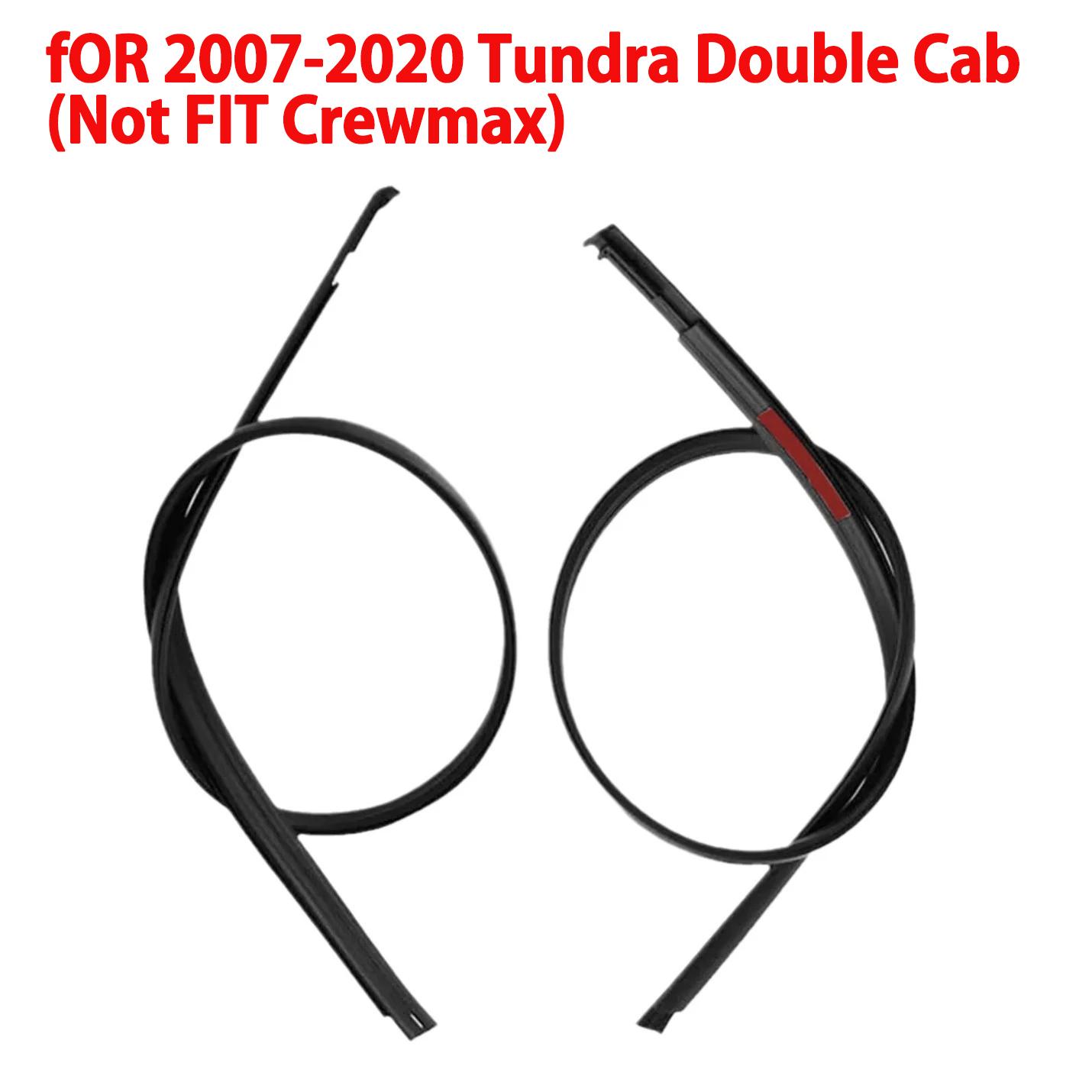 

2pcs For Tundra Double Cab 2007-2020 Car Roof Drip Finish Moulding Seal Strips Replace Car Accessories 75552-0C050 75551-0C050