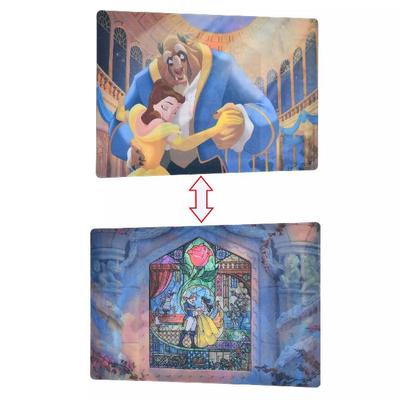 Disney Beauty and the Beast Postcard Dance Lenticular Japan NEW Disney Store
