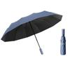 Automatic Light Umbrella Creative Umbrella Three-fold Portable Parasol Car Umbrella Led Light Uv Umbrellas Ten-bone Windproof