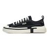 Fila Zapatillas de Lona Clásicas Retro con Amortiguación de Impactos de Caña Baja para Mujer Blanco Negro F12W322305FBK