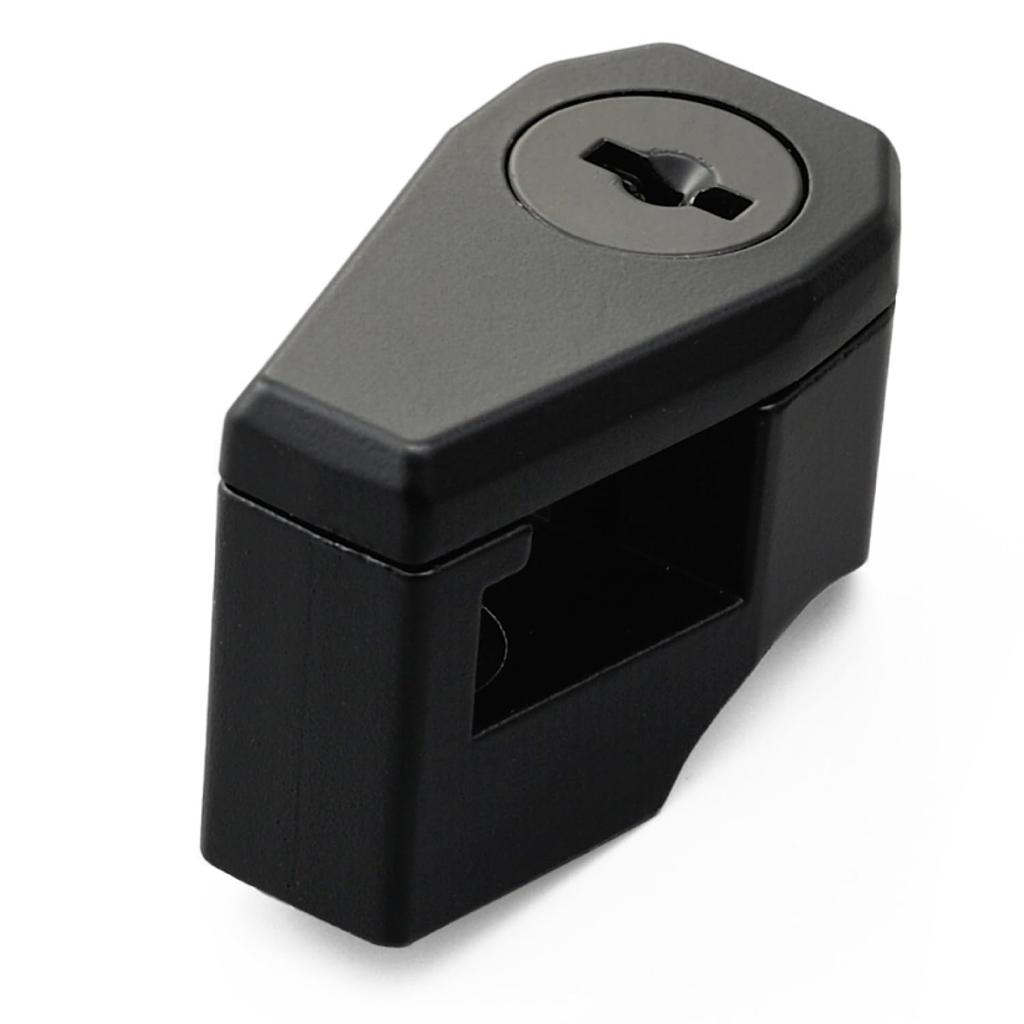 Daytona Motorcycle Helmet Universal Key 75477 Lock, (for 22.2/25.4mm Handlebars), Type, Black,