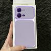 Premium Executive Leather Case for Vivo V25e V25 5G Large Window Lens Protector Cover