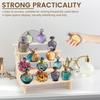 3/4/5 Tiers Wooden Display Stand Riser Perfume Organizer Doll Figure Toy Showcase Dispaly Ladder Shelf Makeup Spice Rack