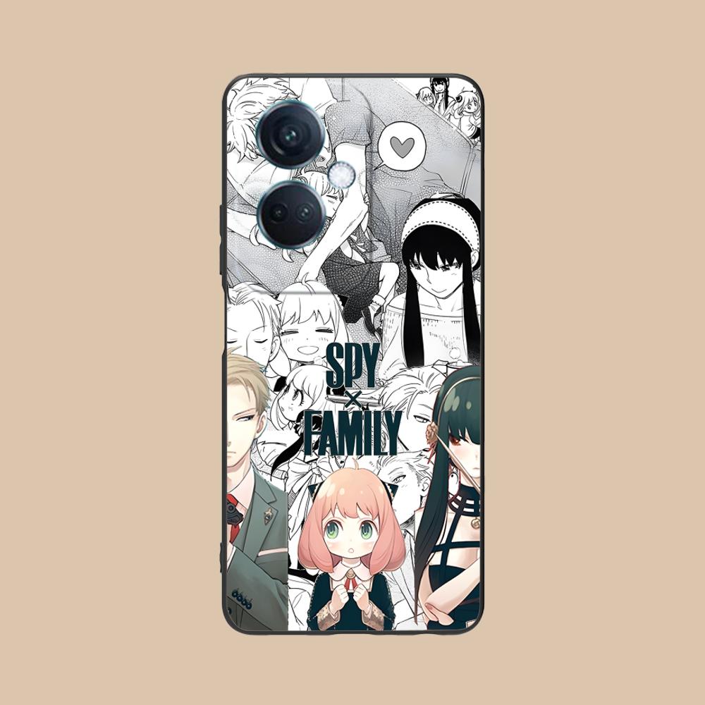 

Anime Spy Family Mobile Phone Case for OPPO Reno 14 13 12 11 10 9 8 7 6 5 F T Pro 5G Colorful Printing Cover Luxury Cover Pretty OPPO Reno14