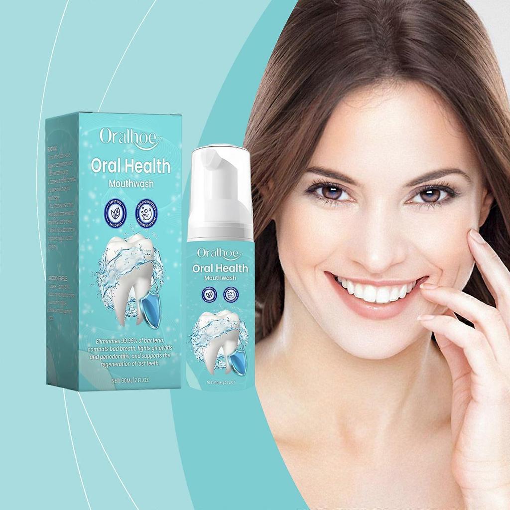 Tooth Cleaning Mousse with Chamomile, Peppermint & Propolis Gentle Plaque Remover & Breath Freshener