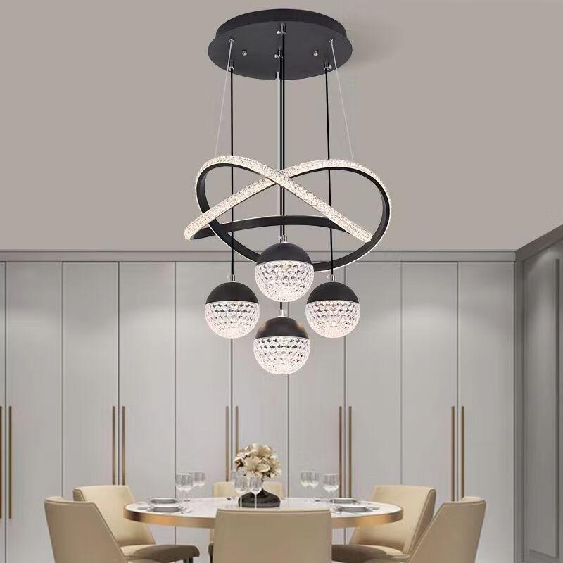 Modern Minimalist Golden Base Chandelier