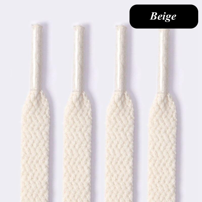 NEW Polyester Replacement Shoelaces Flat Shoe Laces Solid Color for Sneakers Canvas Shoes Casual Shoes