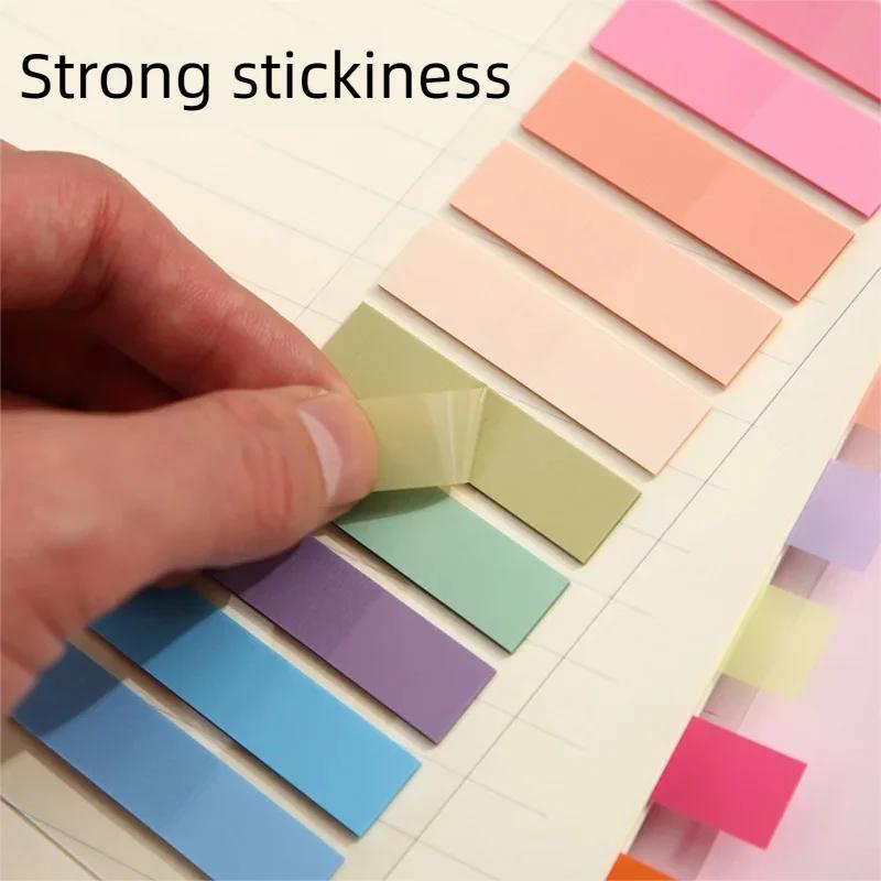 200PCS Page Markers Sticky Note Page Labels Reusable File Index Sticker Tabs Waterproof File Flags Morandi Stickers BQB02