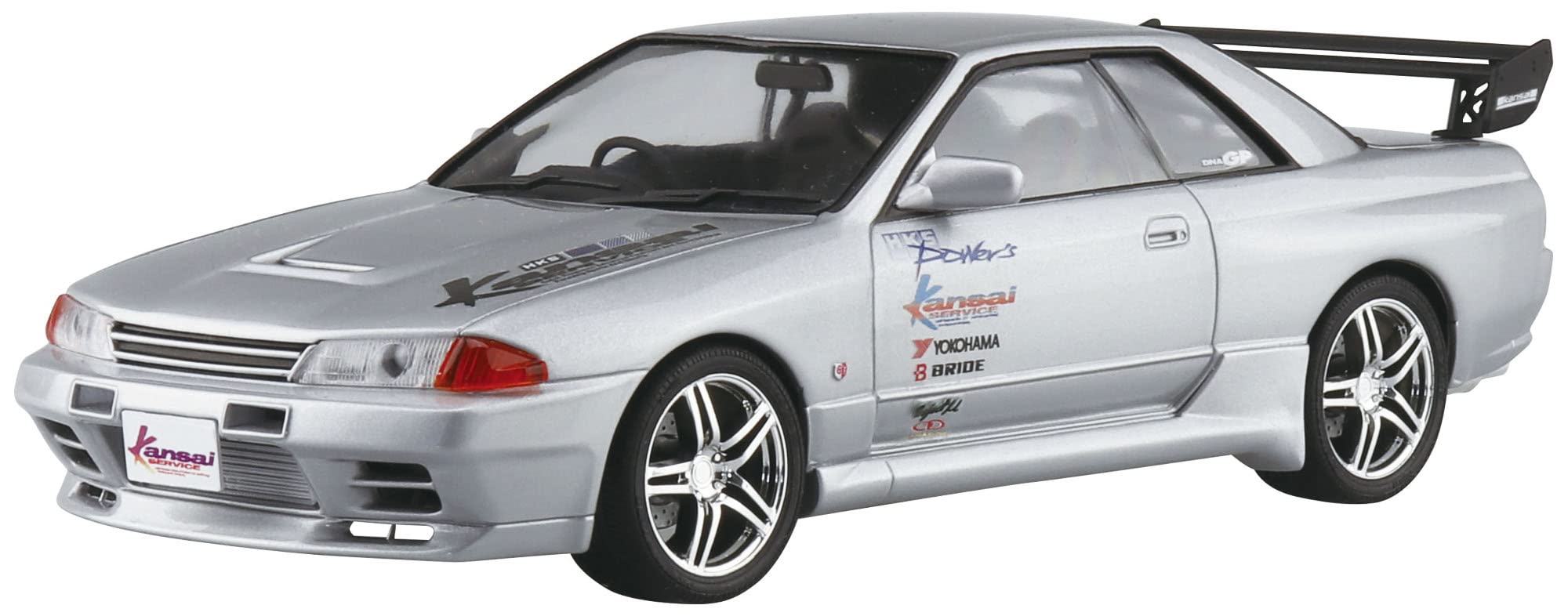 

Aoshima Bunka Kyozai The Tuned Car Series 76 HKS Kansai BNR32 Skyline 1990 Model Plastic Model Kit (AOSHIMA) 1/24 No. GT-R (Nissan)