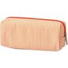 Stripe Pattern Pen Pouch Large Capacity Makeup Pouch New Pen Bag  School Supplies