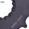 Front Sprocket 520 15T for CF Moto 650 MT 700 CF-X For Kawasaki 400 Ninja EN EX KLE 650 ER-6f Z650 W800 KX250 For Suzuki SV650