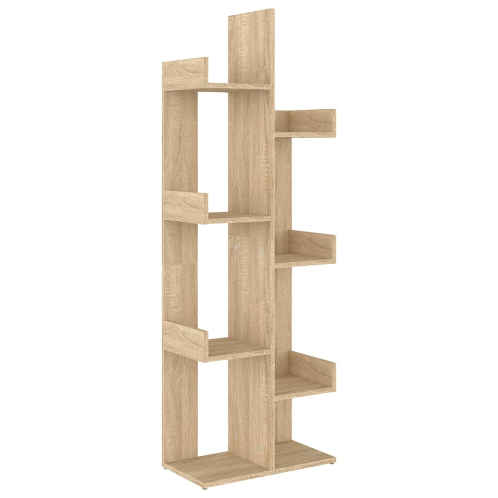 Bookshelf Sonoma Oak 48 x 25.5 x 140 cm Particleboard