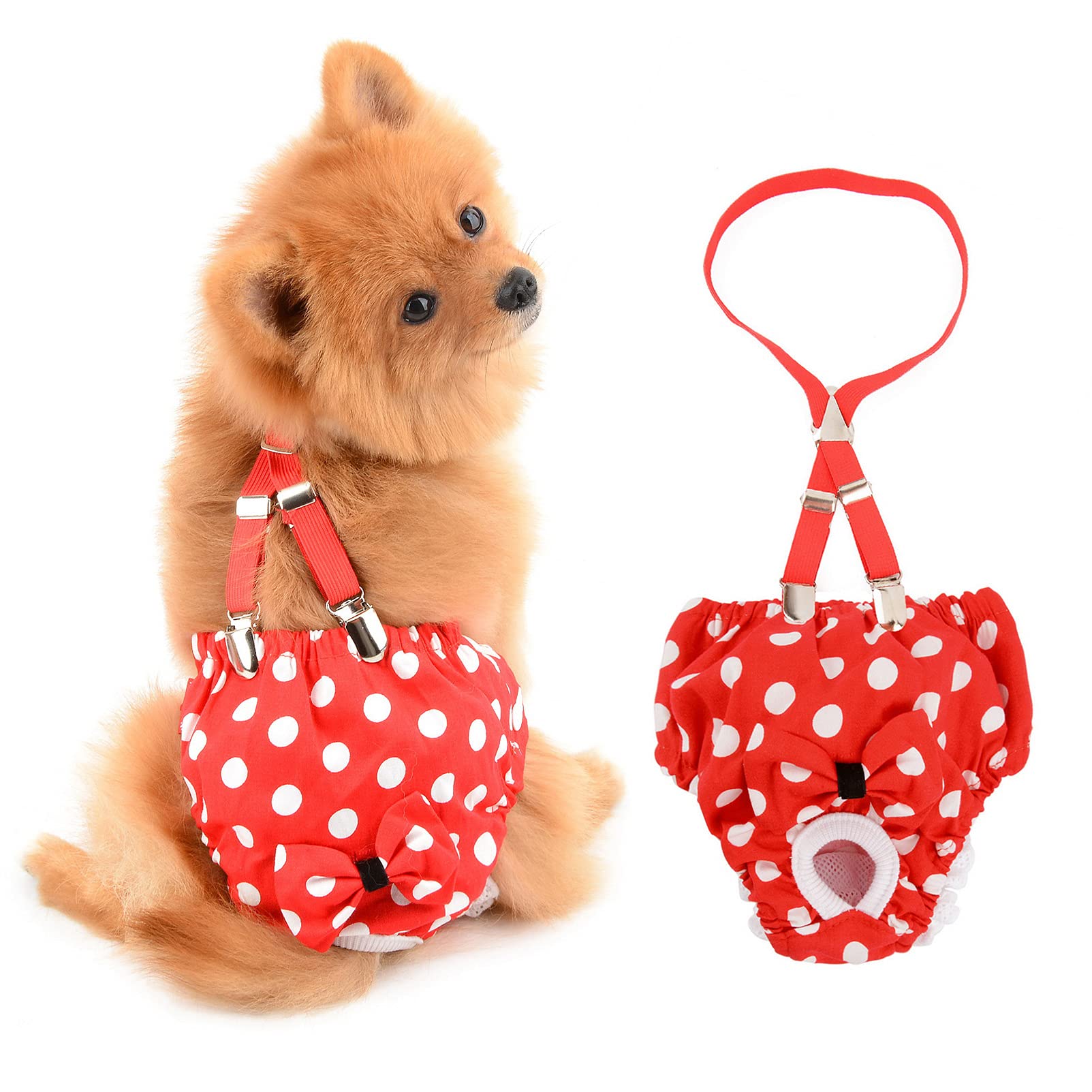 

Подгузник для собак, подгузник, подтяжки, манеры, одежда для девочек, тепло, гигиенические штаны, юбка, собака, кошка, пожилая собака, подгузник для ухода за женскими особями в горошек SMALLLEE_LUCKY_STORE