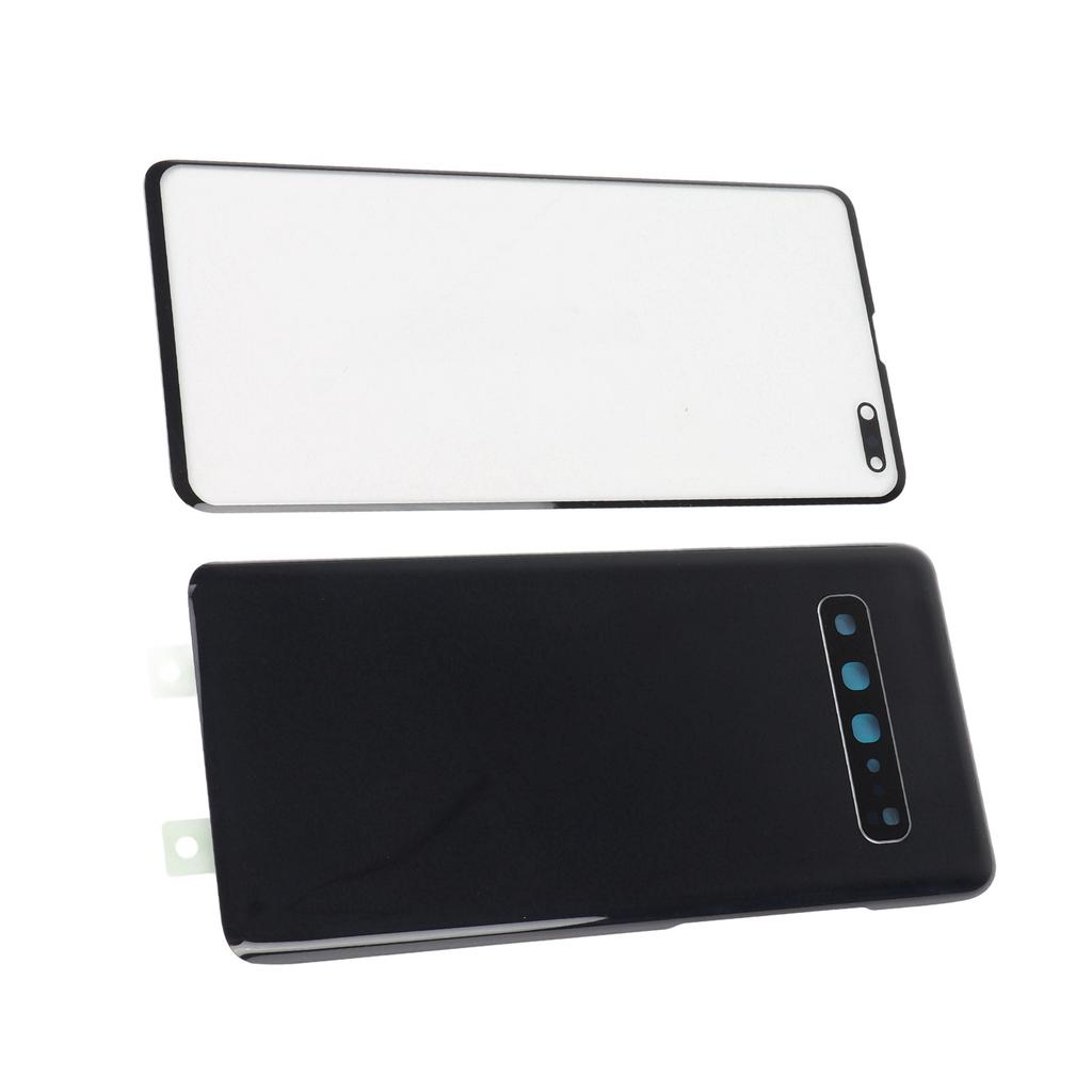 Back Glass Replacement and Front Outer Lens Glass Screen with Camera Lens Tape Parts Repair Tools for Galaxy S10 5G