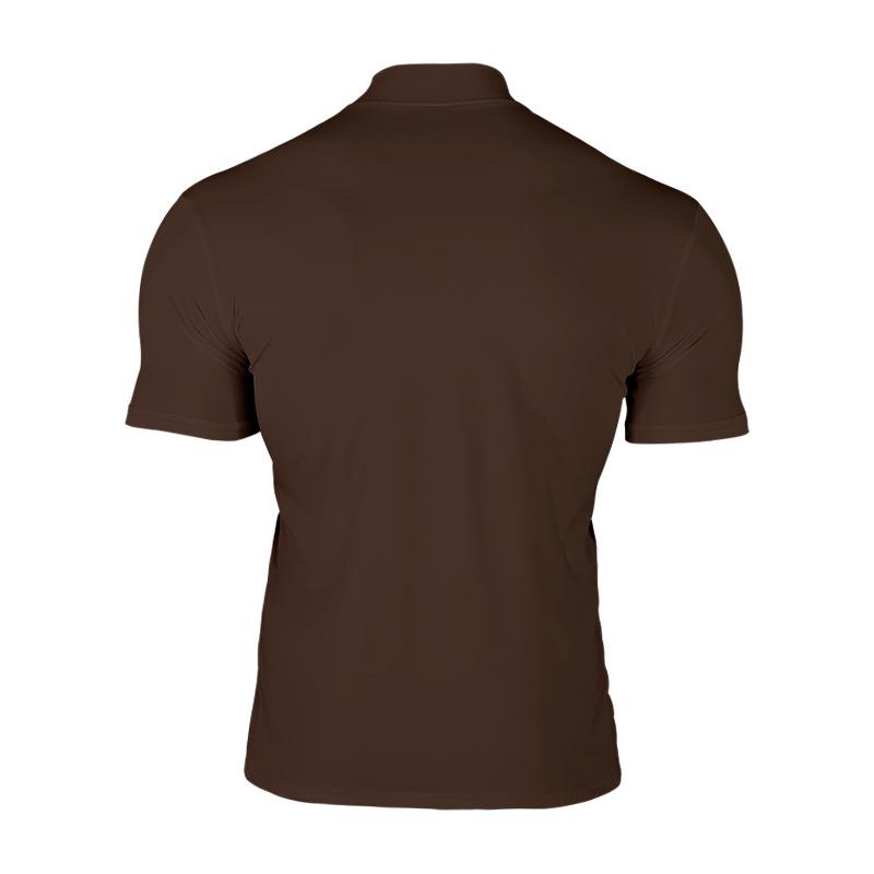 Men's Half Turtleneck Slim Fit Solid Casual T-Shirt.