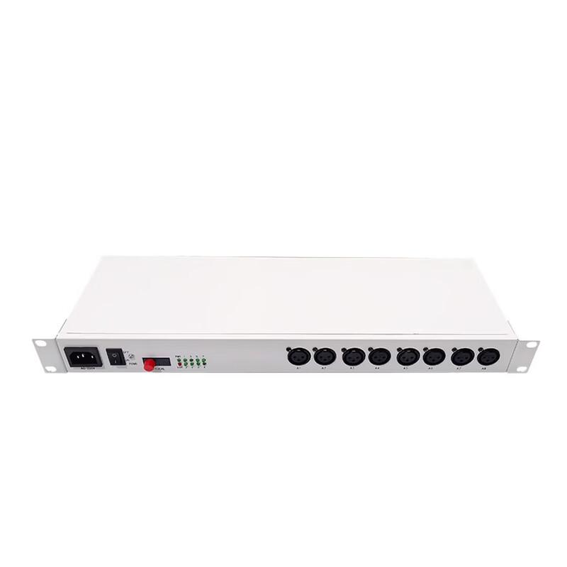 KN800 8-Channel Balanced Audio Fiber Optic Transceiver