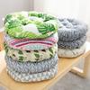 Round Office Chair Student Stool Pastoral Style Cushion Home Garden Cotton Breathable Portable Cushion Decorative Gift