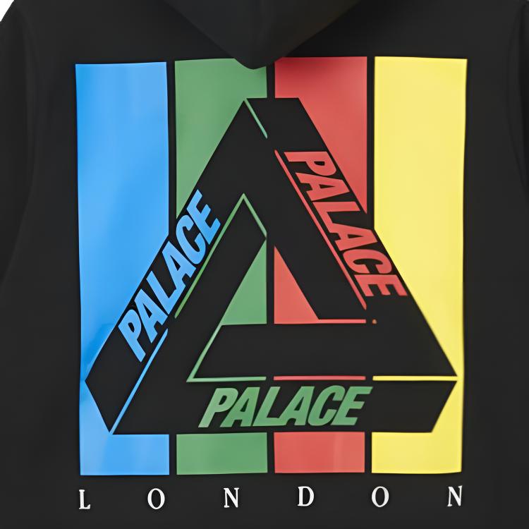 Palace Felpa con Cappuccio Tri-Emb Nera Uomo P22HD103