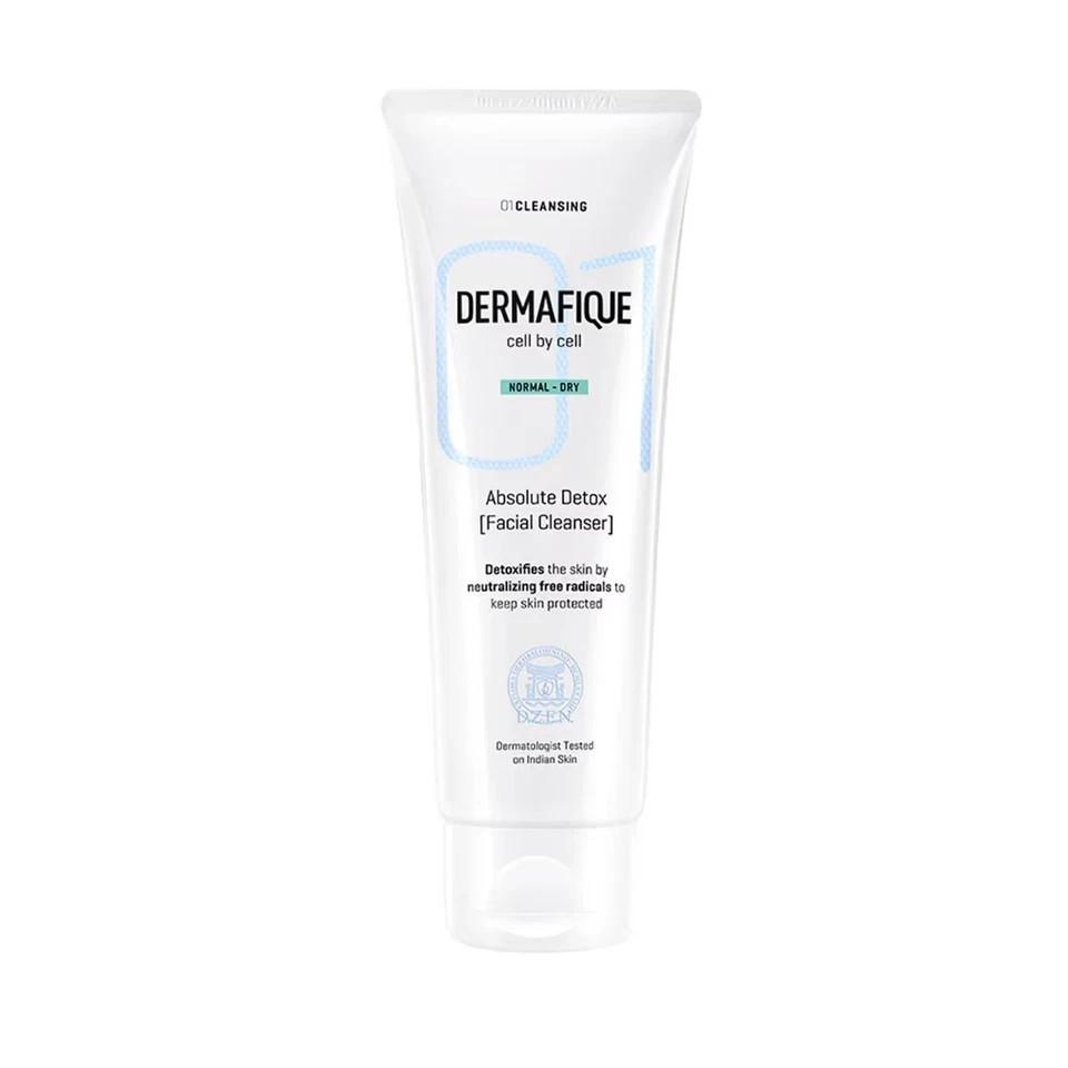 Dermafique Absolute Detox Facial Cleanser Exfoliating Face wash (100ml)