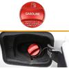 Aluminum Alloy Gasoline Gas Fuel Tank Cap Cover Trim for BMW X1 X2 X3 X4 X5 X6 F10 F15 F16 F25 F26 F30 F34 F35 F48 F47 G30 G38, Blue, Red (Red)