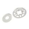 Metal Steel 410 Chain Sprocket 410 Flower Disc Sprocket Set for DIY Scooters Beach Bikes Motorcycle