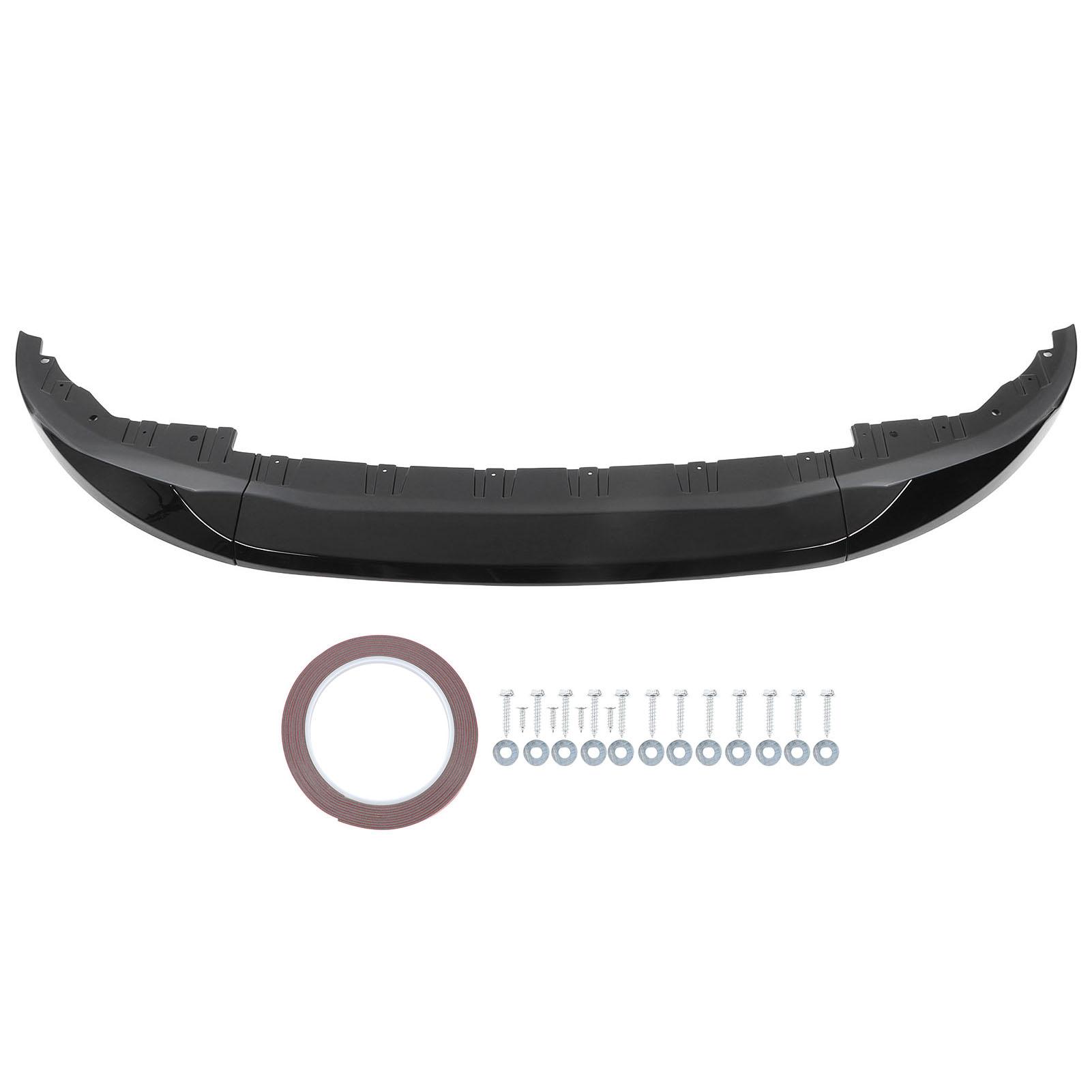 3 шт., передний бампер, спойлер, сплиттер, спортивный стиль, передний спойлер, сплиттер, протектор для 4 серии Glossy Black