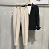 Men's Korean Style Autumn Loose Suit Trousers - Casual, Trendy, Straight-Fit Hong Kong Style Long Pants