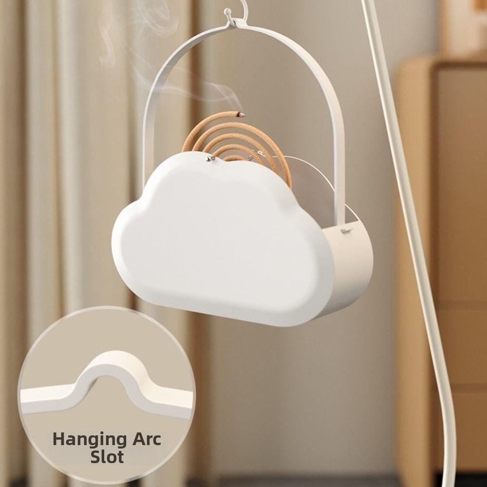 Iron Mosquito Coil Holder Cloud-Shaped Hanging Incense Coil Holder Gnat Coil Rack Outdoor Use