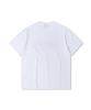 DOLPHIN WAVE APPAREL Dolphin Layered Arch Logo Short Sleeve T-Shirt White