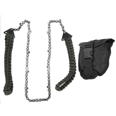 Motosserra Manual Portátil de Aço de Alto Carbono para Corte, Poda, Ferramenta de Sobrevivência para Acampamento, Caminhada, Caça