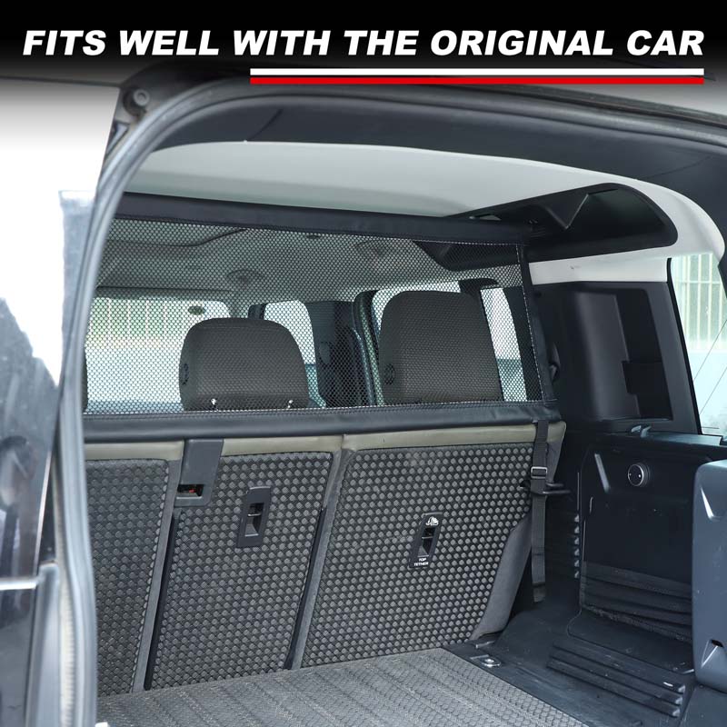 Car Trunk Safety Isolation Protective Netting Pet Fence Netting For Land Rover Defender 110 2020-2023 Car Accessories