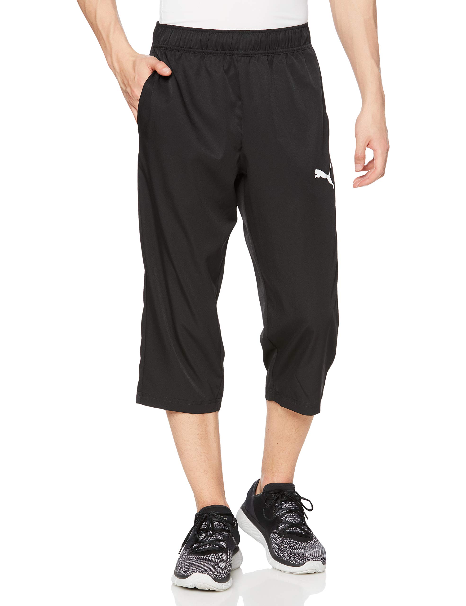 

Length Jersey Training ACTIVE Woven Pants Long 588876 24 Color Black L [PUMA] 3/4 3/4 Men s Fall/Winter (01)