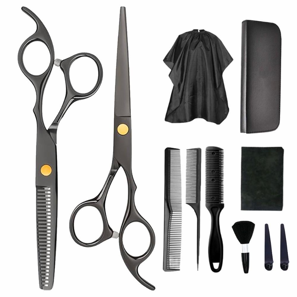 Silent Hair Thinning Shears Anti-jam Haircutting Tool Set Hair Cutting Kit Salon-grade