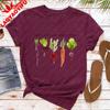 Root Vegetables Lets Root for Each Other Women TShirt Cotton Short Sleeve Vegetables Club Casual Fashion Summer Tops