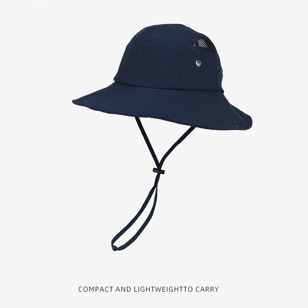 Cappello da Sole Impermeabile UPF50+ da Uomo Donna a Tesa Larga a Secaggio Rapido Traspirante Cappello Boonie da Esterno Pesca Escursionismo Safari