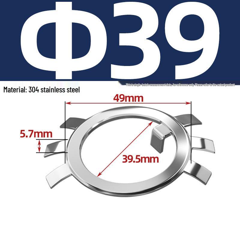 65MN Manganese 304 Stainless Steel Six-Claw Anti-Loosening Lock Nut Washer