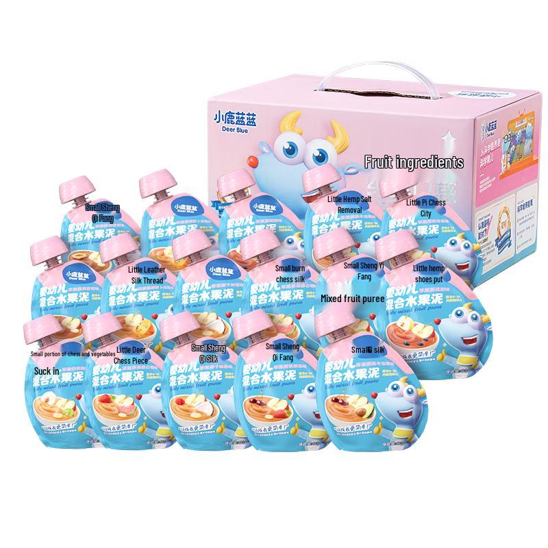 Xiaolu Lanlan Multi-Flavor Baby Fruit Puree