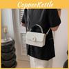 Trendy Solid Color Small Handbag For Women Stylish Versatile Shoulder Crossbody Bag