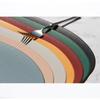 Nordic Faux Leather Waterproof Heat-Resistant Dining Placemat & Coaster Set