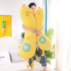 Łóżko uszczypnięcie noga poduszka do rzucania spanie długi duży mały żółta kaczka zdejmowalny i zmywalny lalka lalka pluszowa zabawka śliczna dziewczynka