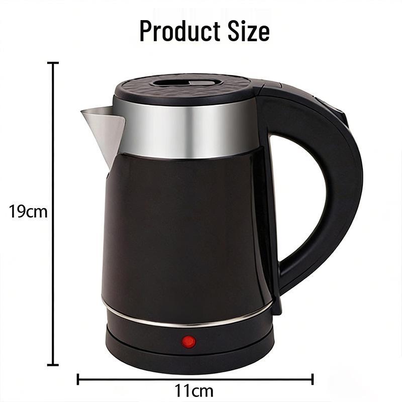 Новый 2025 года Мини-портативный электрический чайник для путешествий и общежитий чёрный