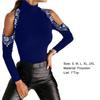 Ladies Skinny Blouse Turtle Neck Spring Clothing Women Sexy Unique Pullover Top for Outdoor