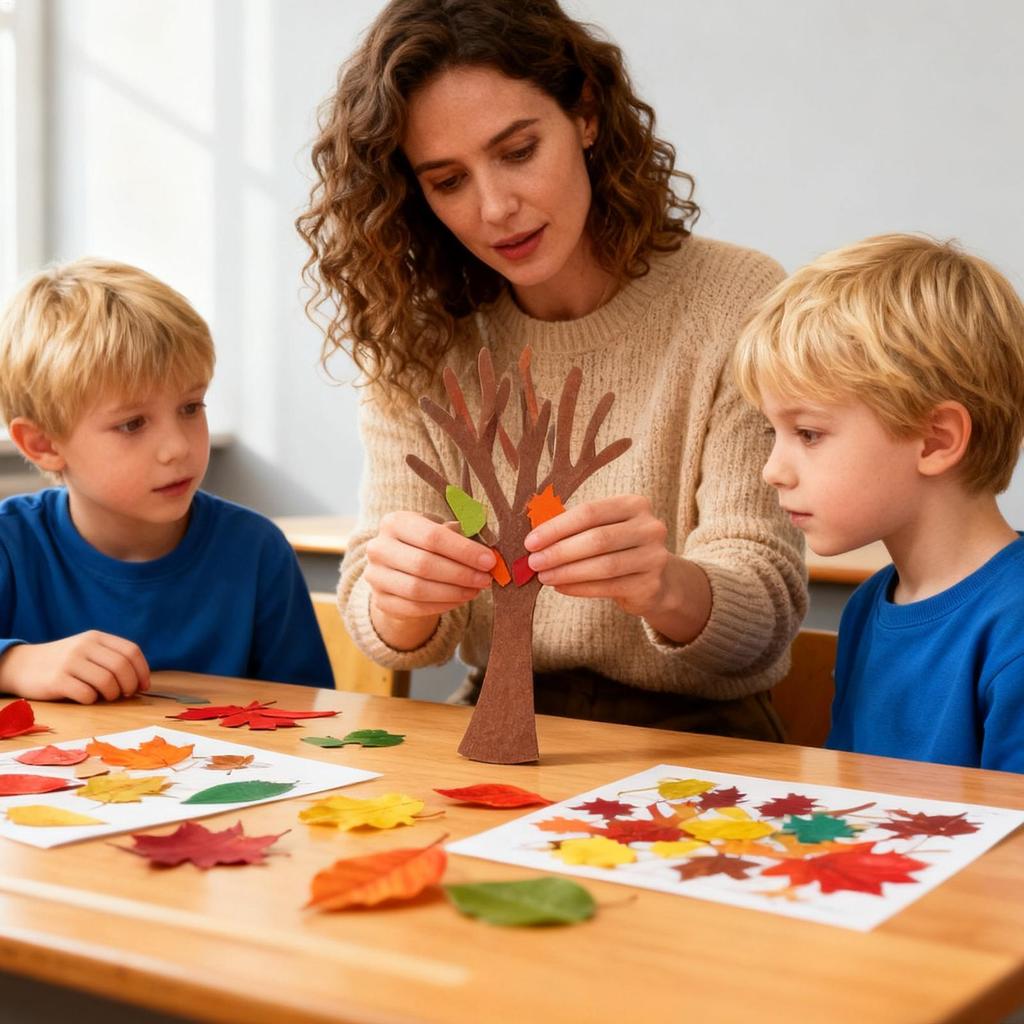 Filzbaum Erntedank Ahornblätter Herbstdeko Erntedankbaum Filzset Kunsthandwerk für Heimdeko Gastgeschenke Kinder Erwachsene