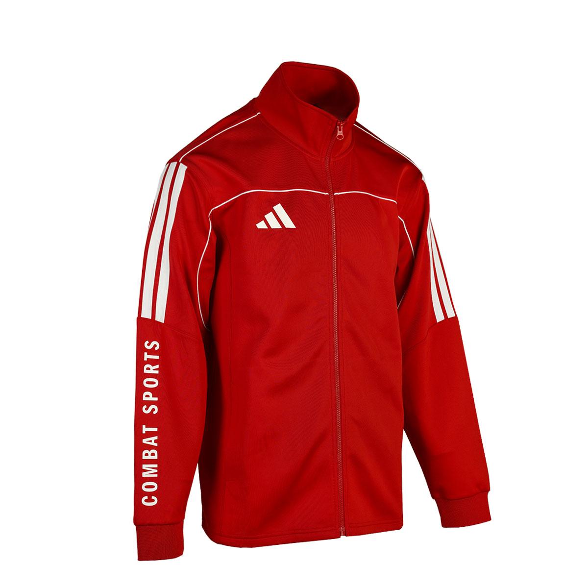 adidas Men s Taekwondo TR401CS Full Zip Jacket Red White TR401CS-RW L