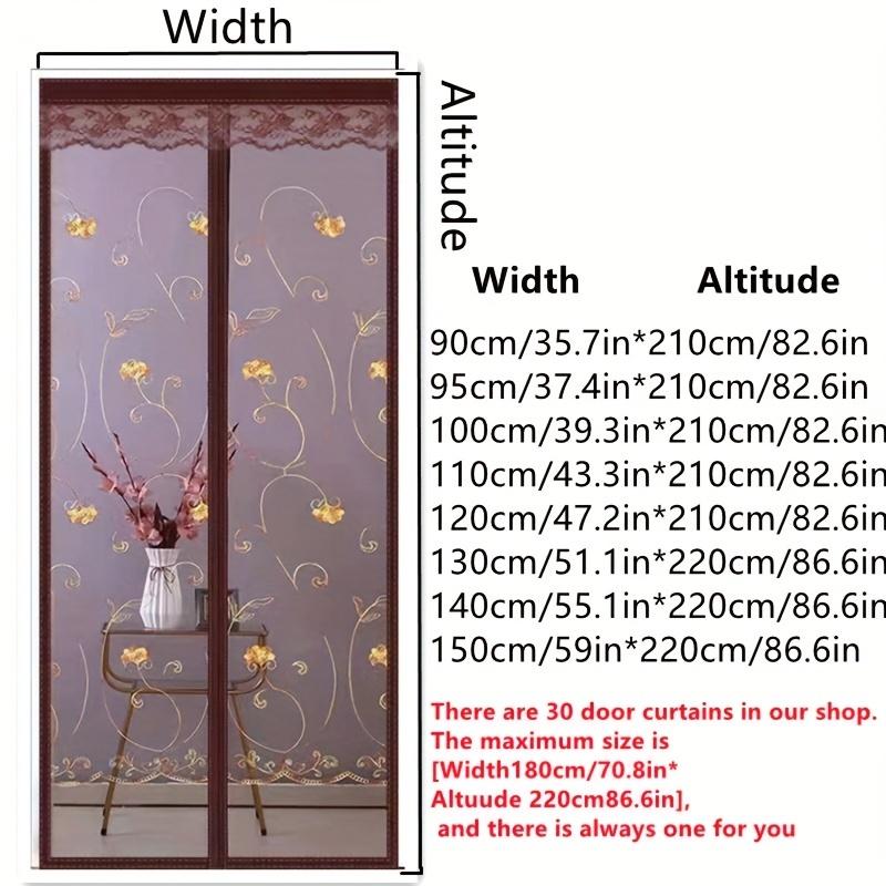 Houd insecten buiten en geniet van frisse lucht met dit magnetische horrengordijn - Eenvoudige installatie, geen accessoires nodig!