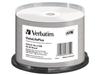 Płyty DVD-R Verbatim 4.7GB X16 AZO DL+ Printable Thermal Białe NO ID (50 Cake)