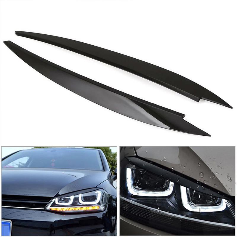 Car Headlamp Protection Sticker Headlight Cover Trimming Exterior Protection Sticker for VW Golf MK7 2013-2019