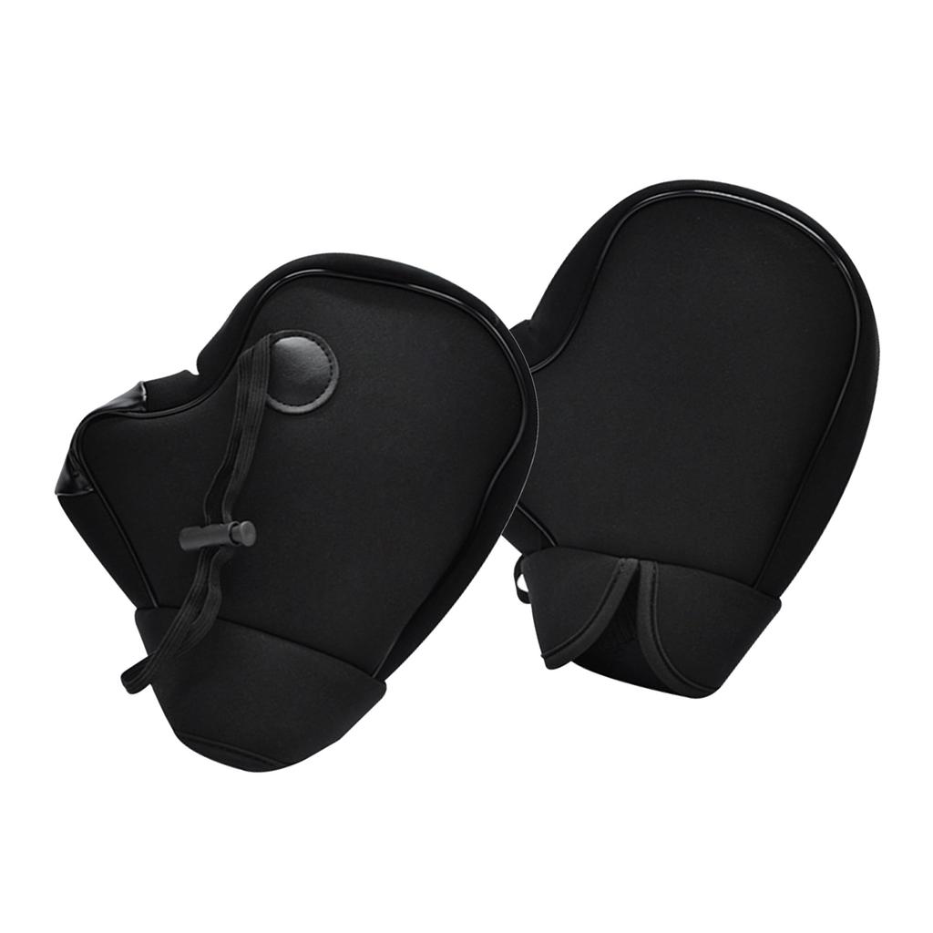 Knitted Motorcycle Handlebar Gloves Universal Motorcycle Handlebar Mitts Offering Excellent Warmth & Comfort for Riders