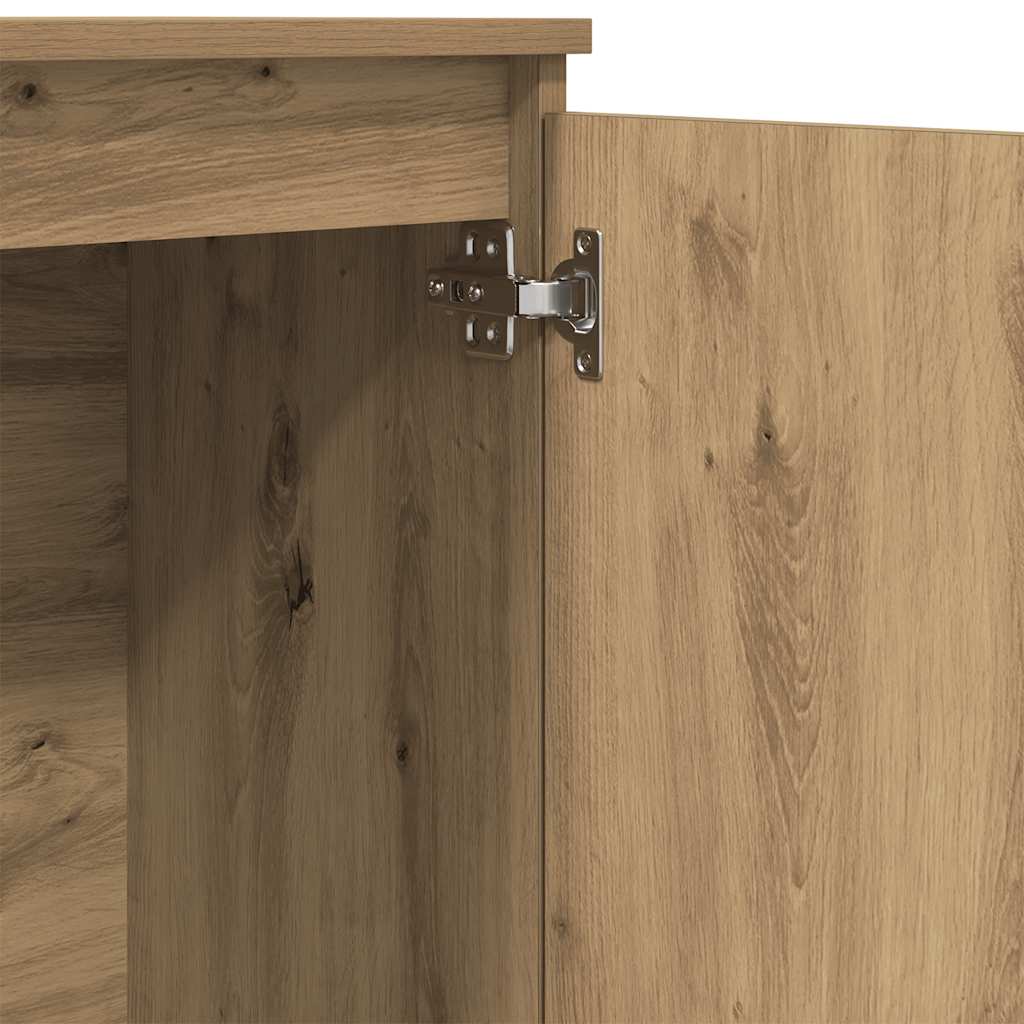 Vidaxl Cabinet, Artisan Oak, 102X35X70 Cm, Wood-Based Material